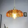 Pendelleuchten Garten Glas Lichter Restaurant Reines Kupfer Grün Retro Stil Lampe Loft Hängende Dekorationen Für Zuhause