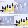 Bouteilles d'emballage 5 ml mini vide verre compte-gouttes flacons flacons liquides pipette pour huile essentielle par goutte livraison bureau école bus Dhu5Q