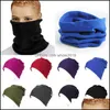 Sciarpe 3 in 1 Inverno Unisexsports Sciarpa in pile termico Snood Scaldacollo Maschera Donna Uomo Cappelli Beanie 2021 Autunno Drop Delivery Otlj3