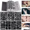 Temporary Tattoos 17 Sheet 264 Maps Professional Waterproof Henna Tattoo Templates Glitter Airbrush Hand Finger D Dhz1O