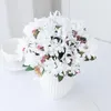 Fiori decorativi Narciso artificiale Scrapbooking Vasi di seta finti Decorazioni natalizie per la camera di casa Bouquet da sposa fai da te