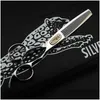 Hair Scissors 6.0Orsale Sier Japanese Hairdressing Shears Hairdresser Shaver Haircut Model Number Size Drop Delivery Products Care St Dhnqg