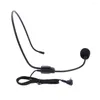 Microphones Portable Lightweight Wired 3.5mm Plug Guide Lecture Speech Headset With Mic