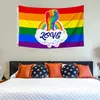 Gay Pride Rainbow Flag 0,9 x 1,5 m LGBT Fist Bannière LGBTQ Lesbienne Gay Bisexuel Transgenre Signe pour extérieur Célébration Fête Décoration Garden Parade