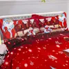 Conjuntos de roupas de cama 49 Conjunto de impressão de Papai Noel de Alta Qualidade