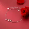 925 Silver Planet Jewelry Charm Bracelet Bijoux Minimalism Bangles vintage Joyas boho