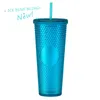 US Local Warehouse 24oz Studded Acrylic Tumblers Double Walled Plastic Cup Diy Drinking Beverage Tumblers 6 f￤rger blandade 24 st/fodral