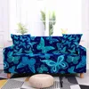 Chair Covers Elastic Sofa Cover For Living Room Butterfly Printed Slipcover Stretch Combination Corner Sectional Couch 1-4 Seater