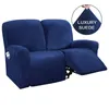 Stuhlhussen Liegesofabezug All-Inclusive-Sessel Rutschfester Relax-Schonbezug Elastischer Samt-Couchschutz 2/1 Sitzstuhl