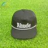 Rhude Hat Fashion Designer cocotiers cocotiers mousse Impression bleu chapeau de soleil hommes femmes de haute qualité hip hop style rue Rhude Baseball Cap ajusté largeur