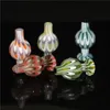 hookahs wholesale US Color Peak Carb Cap 25mmOD Heady Glass Bubble Caps For Quartz Banger Dab Rigs