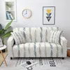 Stol täcker enkla mönster soffa täckning för vardagsrum elastisk slipcover kreativ hörn sektions stretch soffa 1/2/3/4 sits