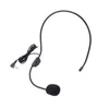 Microphones Portable Lightweight Wired 3.5mm Plug Guide Lecture Speech Headset With Mic