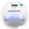 Sèche Ongles Sun Uv Sun7 48W Double Lampe Led Sèche Gel Vernis Lampe De Polymérisation Avec Affichage Lcd Inférieur 10S / 30S / 60S / 99S Minuterie 30 Leds Drop D Dh6Jw