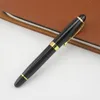 Stylos à bille stylo à bille roulante entièrement en métal 0.5mm recharge moyenne pince dorée noir/ruban/mat bureau roller affaires papeterie