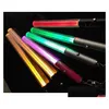 Autres Fournitures De Fête D'événement En Gros Led Lampe De Poche Bâton Porte-clés Mini Torche En Aluminium Porte-clés Anneau Durable Glow Pen Baguette Magique Dhwbn