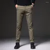 Pantaloni maschili primaverili autunnali uomini lunghi uomini cotone affari in stile coreano elastico pantalone casual maschio maschio