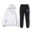 Men's Tracksuits Beanpole Casual Sportswear Two-piece Loose Hooded Pullover Sweater Elastic Pencil Pants Suit Fashion Autumn And Winter