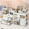 Opslagboxen Lade Type Cosmetische doos Clear Desktop Skincare Make -up Organisator Lipstick Holder Case Sieradencontainer