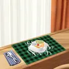 Table Napkin St. Patricks's Day Placemat Irish Plaid English Decorative Runner Insulated Tablecloth #t1p