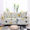 Chair Covers Daisy Printed Sofa Cover Elastic Stretch 3D Flowers Slipcover Corner Sectional Combination Couch For Living Room