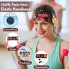 Earphones Cell Phone Earphones Factory stock drop Wireless Bluetooth Headband Soft Sleep eyemask Sport Stereo Scarf Headset with Mic men wom