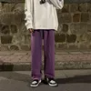 メンズジーンズファッションルーズストレートカジュアルワイドレッグパンツマンズストリートウェア韓国ヒップホップズボンの男性