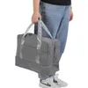 Storage Bags Travel Bathroom Bag Unique Fashion Grey Hanging Toiletry For Sport Gym