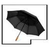 Guarda -chuvas grande guarda -chuva longa maçaneta ADT Proteção à prova de vento