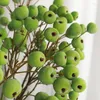 Decorative Flowers Artificial Berries Flower Christmas Fruit Fake Berry And Small Foam Decoration Wedding Home Table Plant Decor