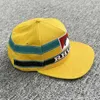 디자이너 Rhude Hat Ball Caps Yellow Rhude Racing Cap Men 여성 1 최고 품질의 Mountain Rhude 모자 헤비급 캔버스 일몰 야구 모자