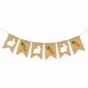 Party Decoration Decorations Banner Happy Easter Streamers Inomhus utomhus Swallowtail Hanging Ornament Po Props DFF02 Morot