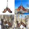 Oggetti decorativi Figurine Bat Wind Catcher Spinner Scptures Yard Windmill Garden Ornament Art Drop Consegna Home Decor Accenti Dhabo
