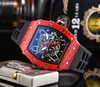 RM Fashion senior luksusowej marki męski wojskowy zegarek sportowy do nurkowania męski randkowy symulacja kwarcowy zegarek męski rekreacyjny diamentowy zegarek