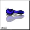 Colored Glass Pipe Hand Spoon Pipe 60g 4.54 Inches for Tobacco Authentic Design Handcrafted Smoking Pipe Mixed Color