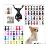 Dog Apparel 56 Color Adjustable Cat And Tie Pet The Bow Puppy Dress Accessories Customizable Pattern Drop Delivery Home Garden Suppli Dhpeq