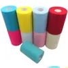 Party Decoration Tle Roll Spool 100Yards 15Cm White Pink Diy Fabric Tutu Birthday Gift Wrap Wedding Event Supplies Drop Delivery Hom Dh3M9