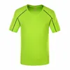 Magliette da uomo estate correre fitness top corto a maniche rotonde uomo t-shirt t-shirt rapido a compressione secca maglia sportiva