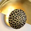 مصابيح الجدار اللولب شونس الهلال مصباح شخصية خمر خلفية خلفية الإبداع مصمم ديكور المنزل الإضاءة