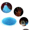 Décoration de fête 10G DIY Glow Gravier Décor de mariage Nail Cosmétologie Noctilucent Sable Fish Tank Aquarium Particules fluorescentes Drop D DHZKQ