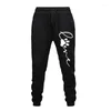 Herrbyxor 2023 Spring Autumn Men's Classic Style Sweatpants Man Love Printed Jogger Trousers Casual Fitness Outdoor Sport