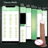 Anal Spielzeug App Fernbedienung Teleskop Rotation Vibrierende Realistische Dildos für Frau Heizung Weibliche Masturbation Erwachsene Sex 230113