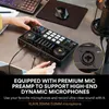 Microphones Maonocaster Audio Interface DJ Mixer All in One Portable Podcast Studio for Recording Live Streaming Guitar PC 230114