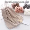 Asciugamano Bowknot Mano Per Cucina Bagno Velluto Corallo Microfibra Panni Per Pulizia Assorbenti Ad Asciugatura Rapida Morbidi Casa Bagno Terry To L9n9