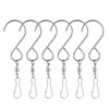 Hooks 6 Pcs Shaped For Hanging Baskets Garden Hanger Clips Hook Ornaments Clothes Racks Lantern Hangers