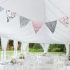 Dekoracja imprezowa 12 Flagi 3,2 m Dwustronne bunting prenicy Wedding Dekoracyjne zapasy