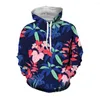 Men's Hoodies Jumeast 3D Floral Printed Men Baggy Cartoon Giraffe Graphic Hood Sweatshirts Vintage Tops 90s Aesthetic YK2 Drip Clothes