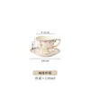 Cups Saucers Vintage Beautiful Porcelain Espresso Coffee Cup Breakfast Bubble Cute Tea Pot And Set Luxury Tableware Tasse Saucer