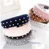 Hair Accessories Lnrrabc New Pearl 1Pcs Padded Veet Hairband Hoop Bands Sponge Headband Womens Jewelry D Dhetu