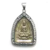 Pendentif Colliers Unisexe En Acier Inoxydable 316L Buddism Godness Guanyin Est Protect